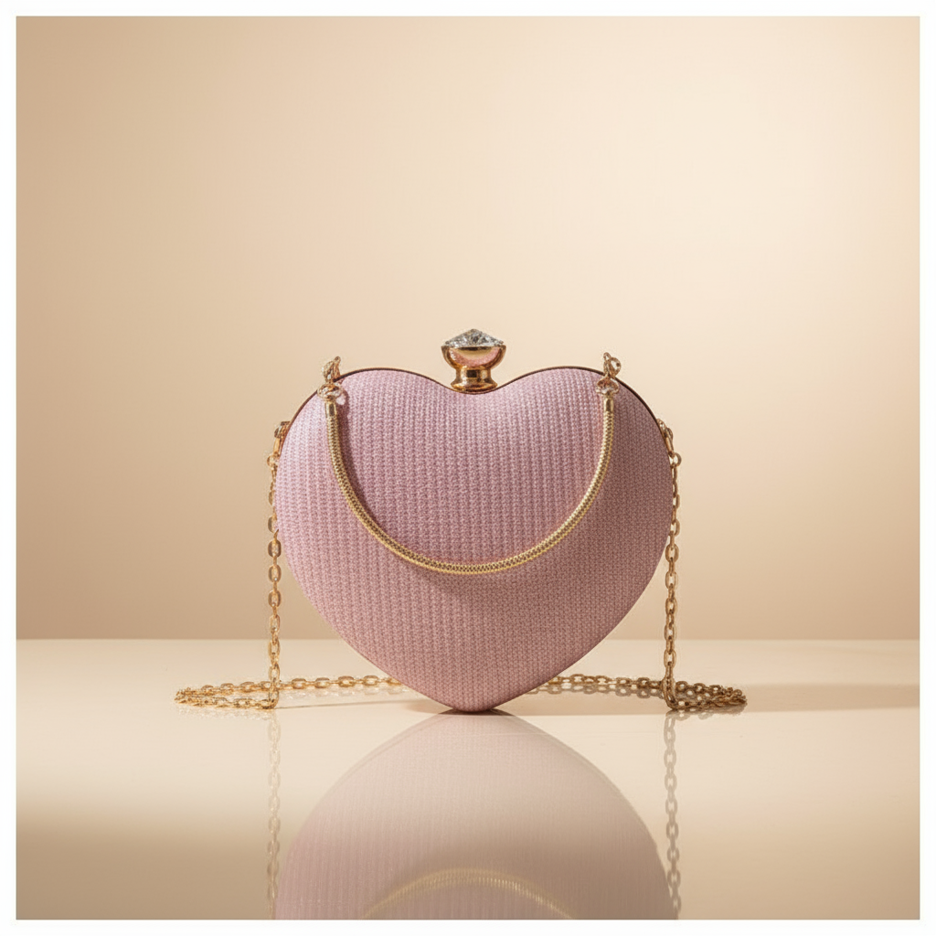 💖 Heart of Glam Luxury Clutch ✨