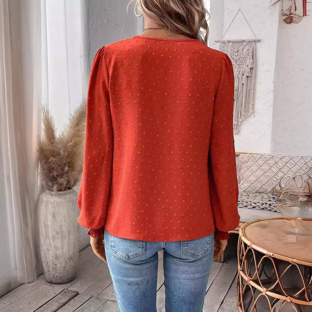 Long Sleeve Casual Women's Top