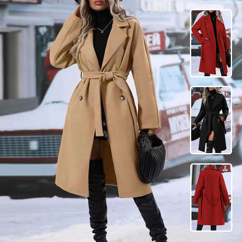 🧥❄️ Chic Women’s Winter Trench 💖✨