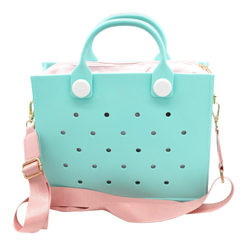 Waterproof EVA Handbag Punching Women's