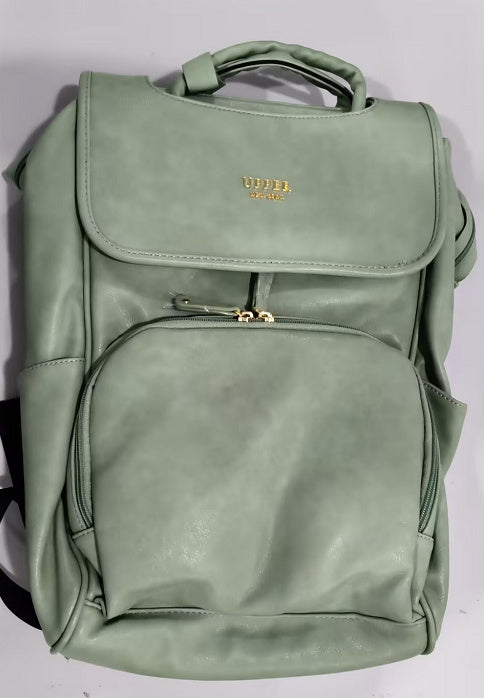 Stylish Women PU Leather Backpack – Square Vertical Design ✅