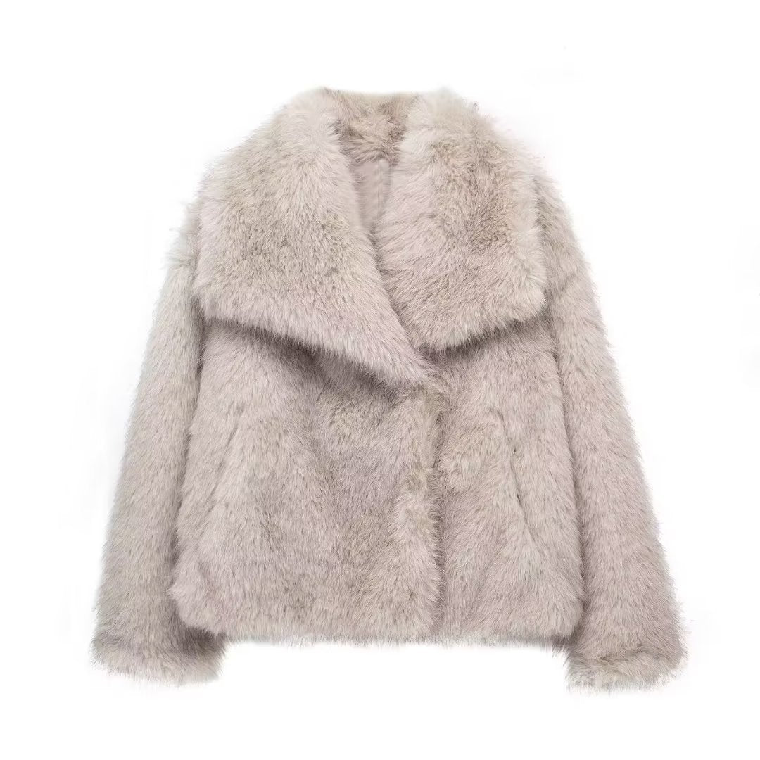**✨FluffyWarm Lapel Jacket❄️💖**