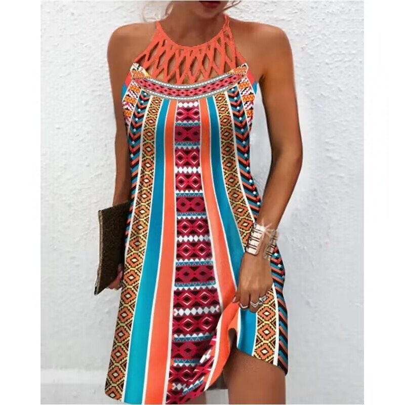 Summer Print A-Line Dress