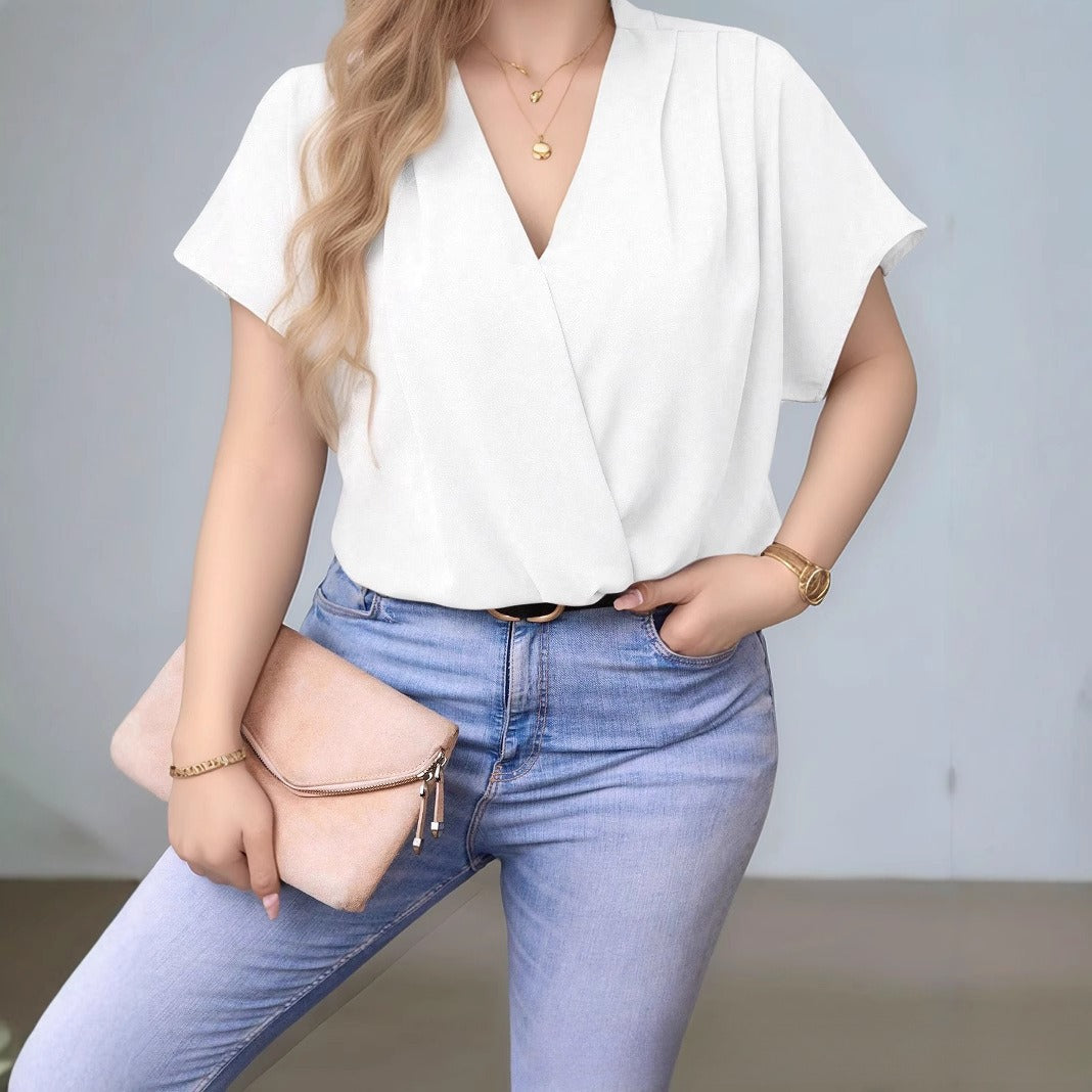 Casual Short Sleeve Loose T-shirt