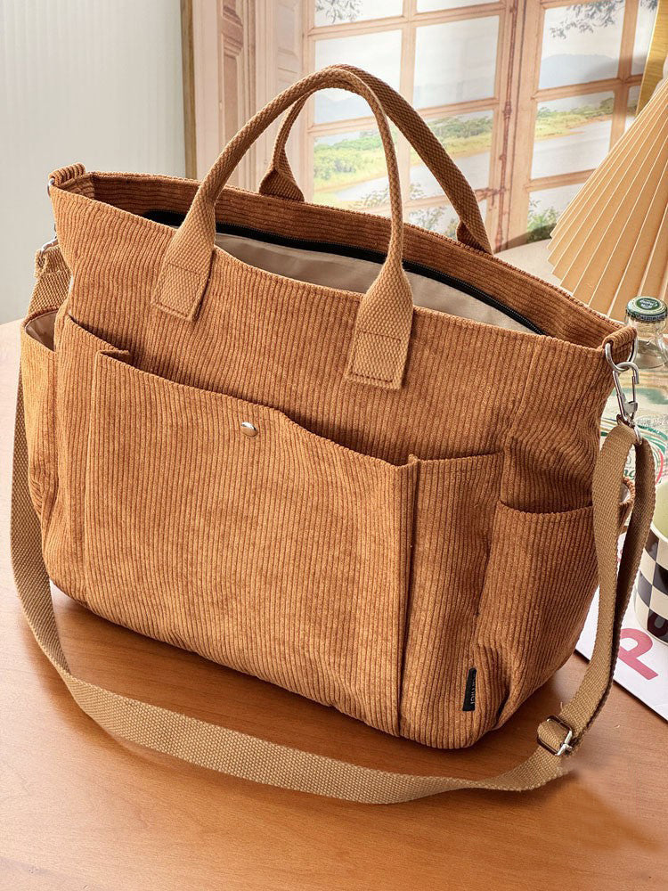 ✨ ChicCord Corduroy Tote 👜🎨🌿