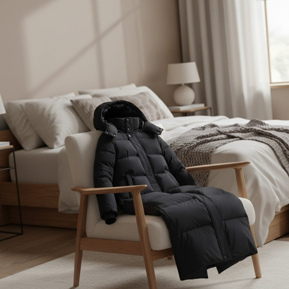 💎🧥 Lumière™ Luxe Hooded Winter Parka ❄️