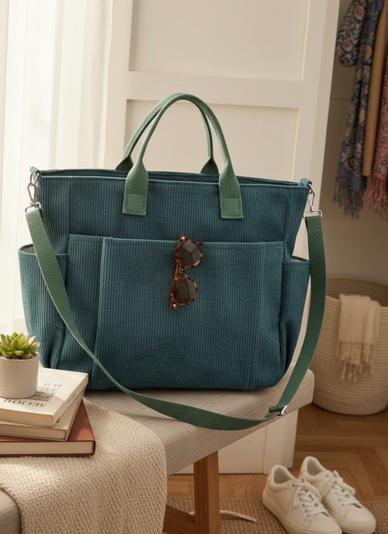 ✨ ChicCord Corduroy Tote 👜🎨🌿