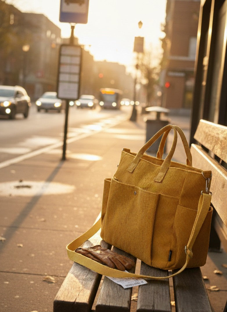 ✨ ChicCord Corduroy Tote 👜🎨🌿