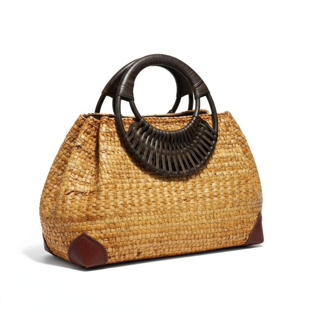 👜✨ Stylish Women’s Straw Handbag 🌸🌿💖