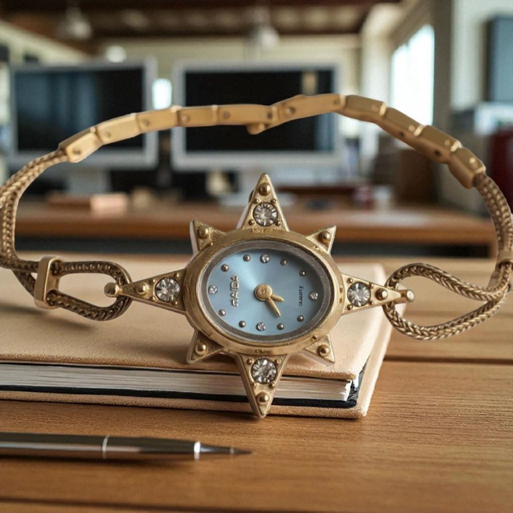 Octagonal Star Retro Art Watch