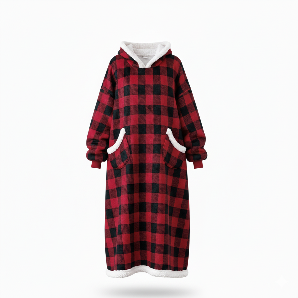 ❄️ “SnuggleCloud TV Blanket Hoodie” 🩵✨