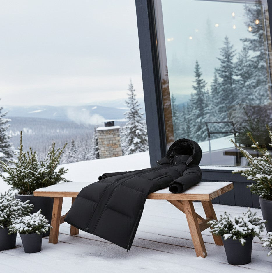 💎🧥 Lumière™ Luxe Hooded Winter Parka ❄️