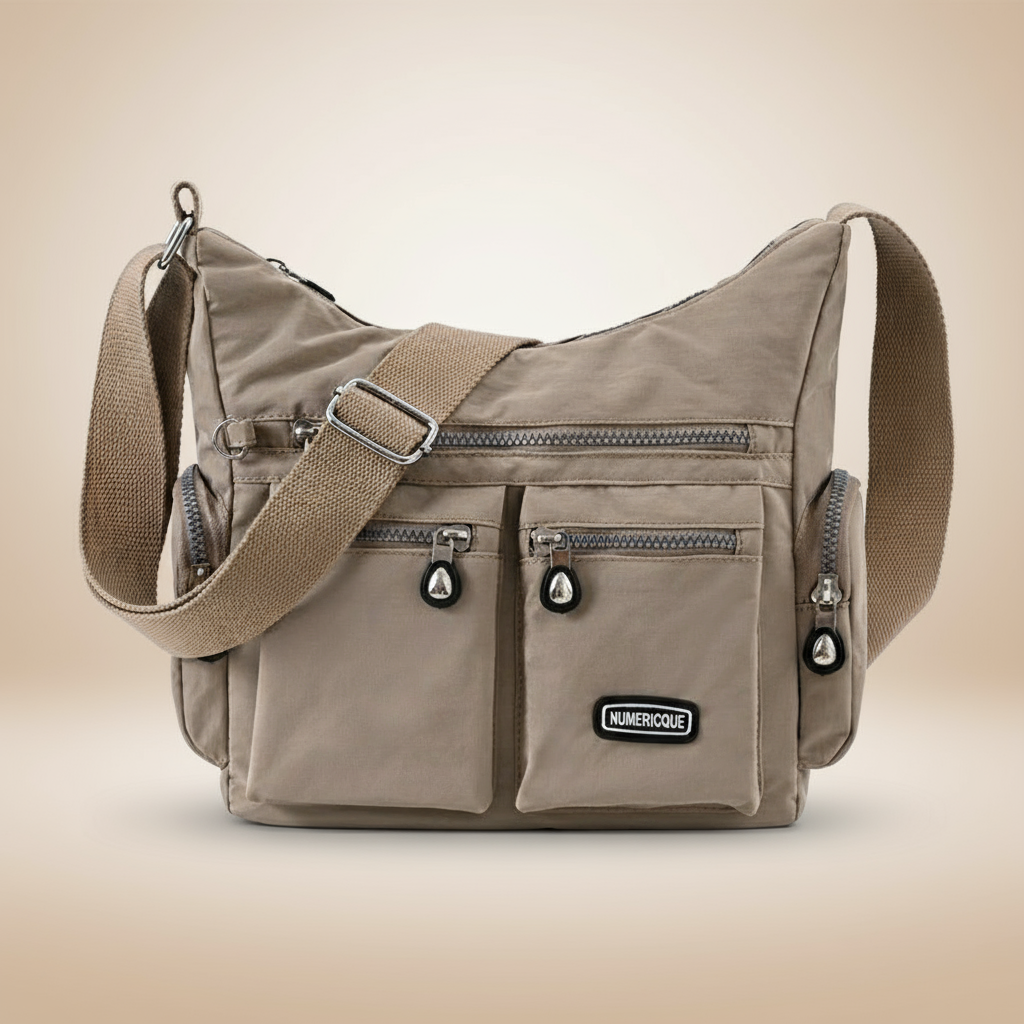 ⭐ Waterproof Multi-Pocket Crossbody