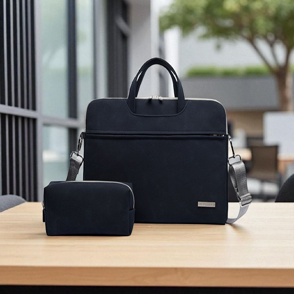 PU Leather Women Laptop Bag Notebook