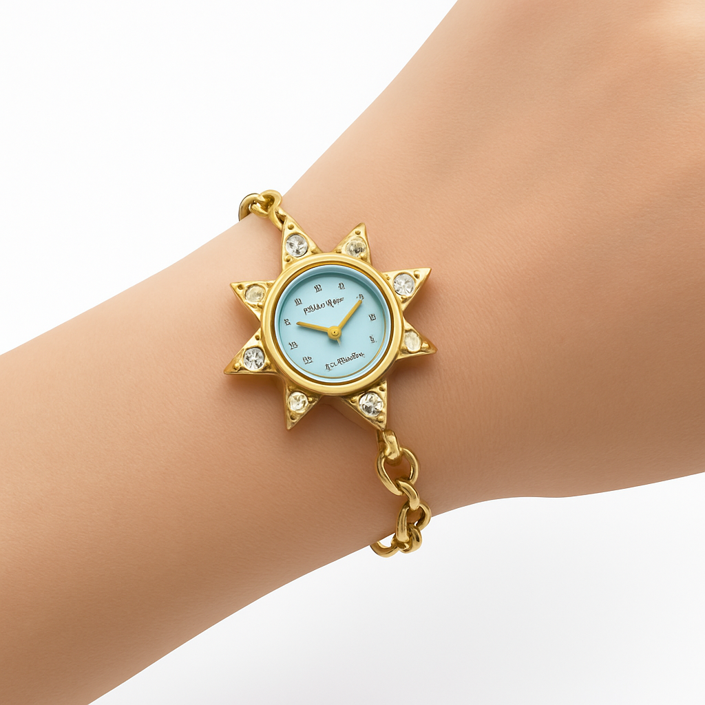 Octagonal Star Retro Art Watch