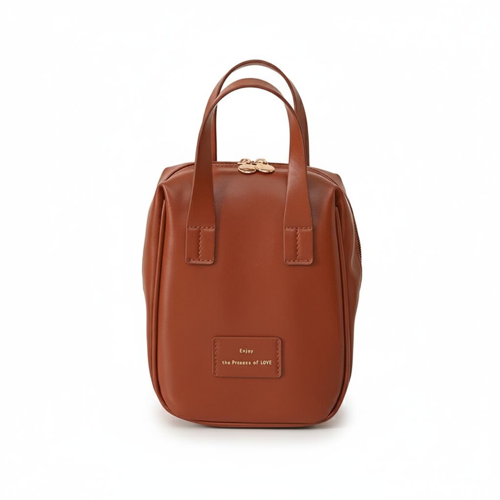 💼✨ Elegant Shell Cosmetic Bag