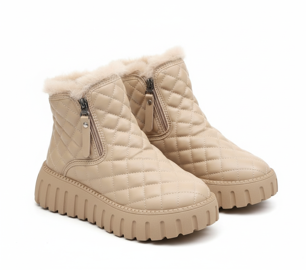 ✨👢 Plaid Platform Snow Boots ❄️🖤