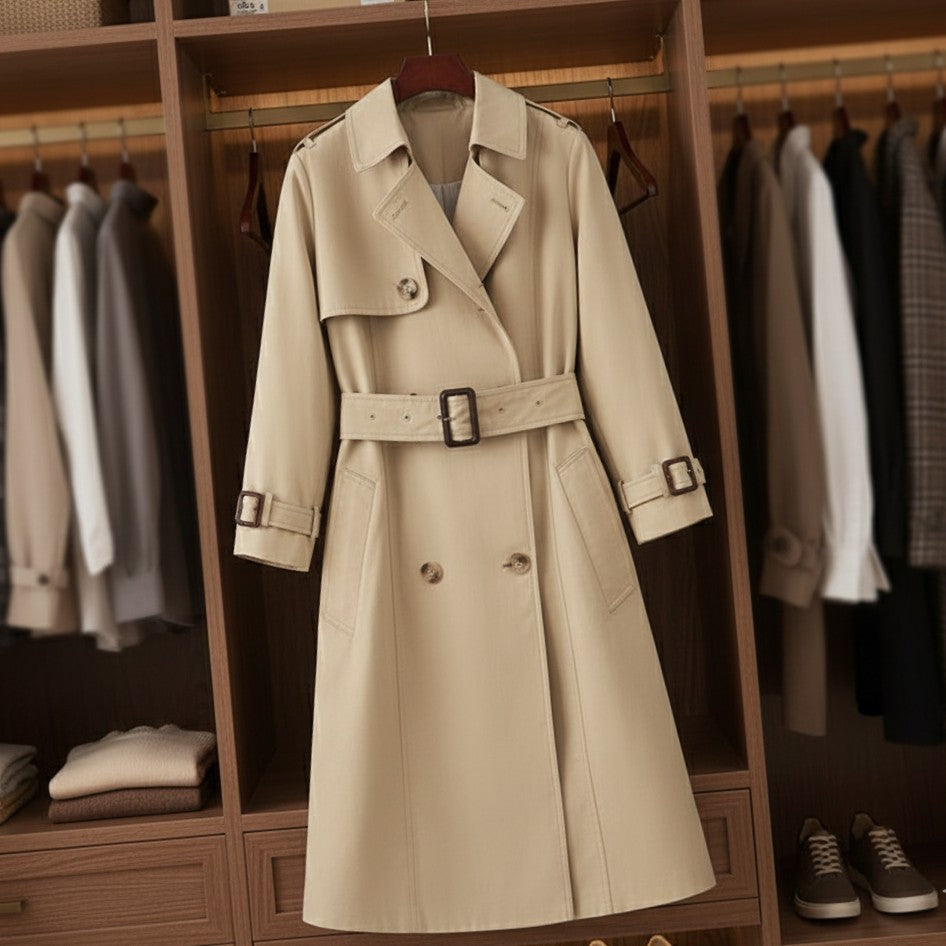 🧥✨ Classic British Trench Coat 🇬🇧💫
