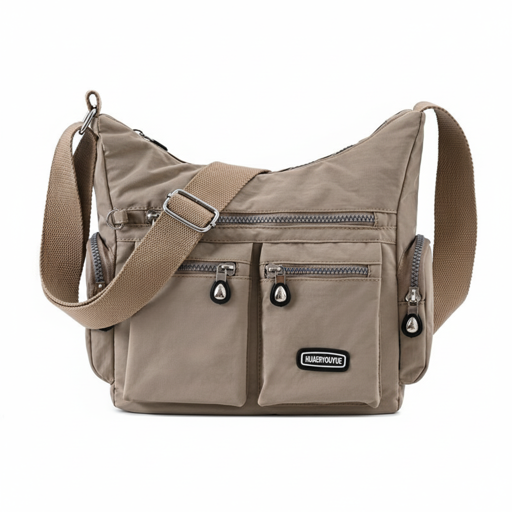 ⭐ Waterproof Multi-Pocket Crossbody