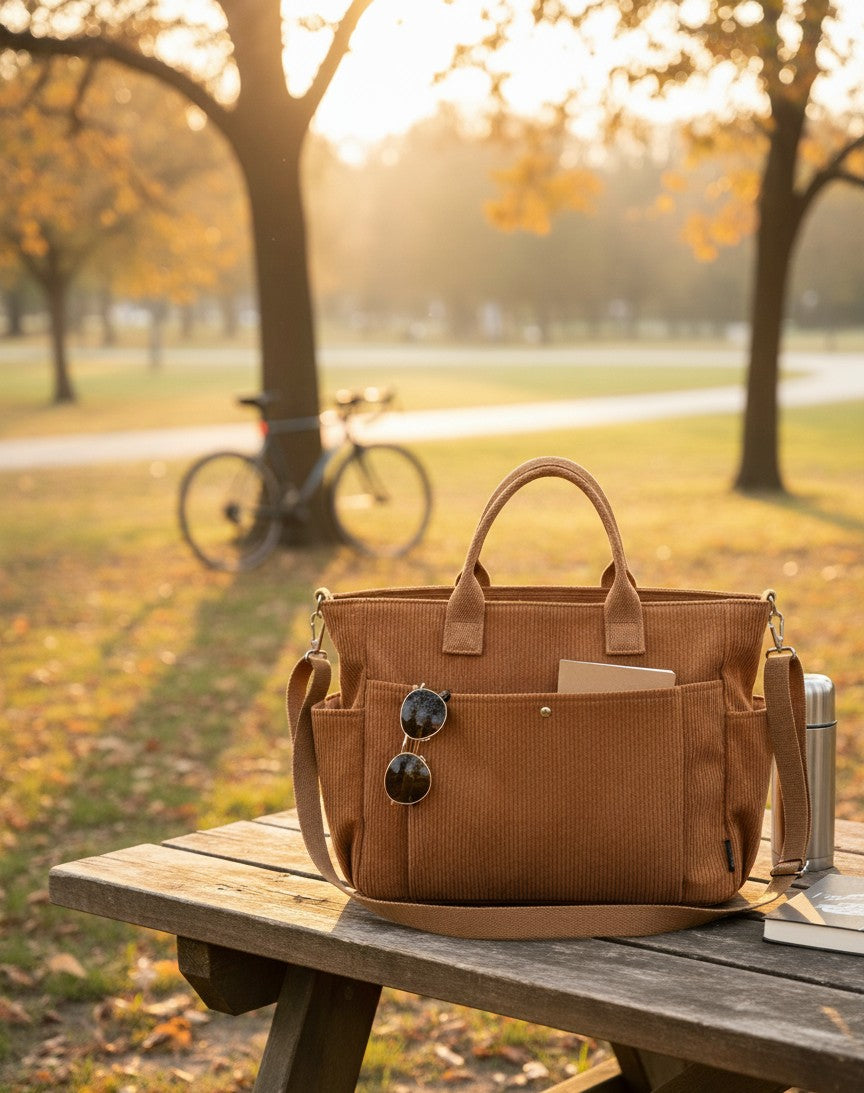 ✨ ChicCord Corduroy Tote 👜🎨🌿