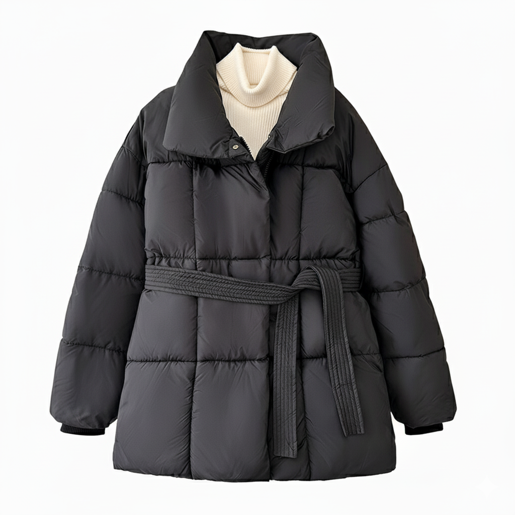 💫🧥 SnowMuse™ Plaid Lapel Belt Coat ❄️