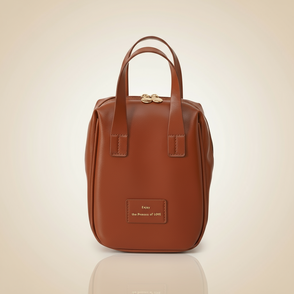 💼✨ Elegant Shell Cosmetic Bag