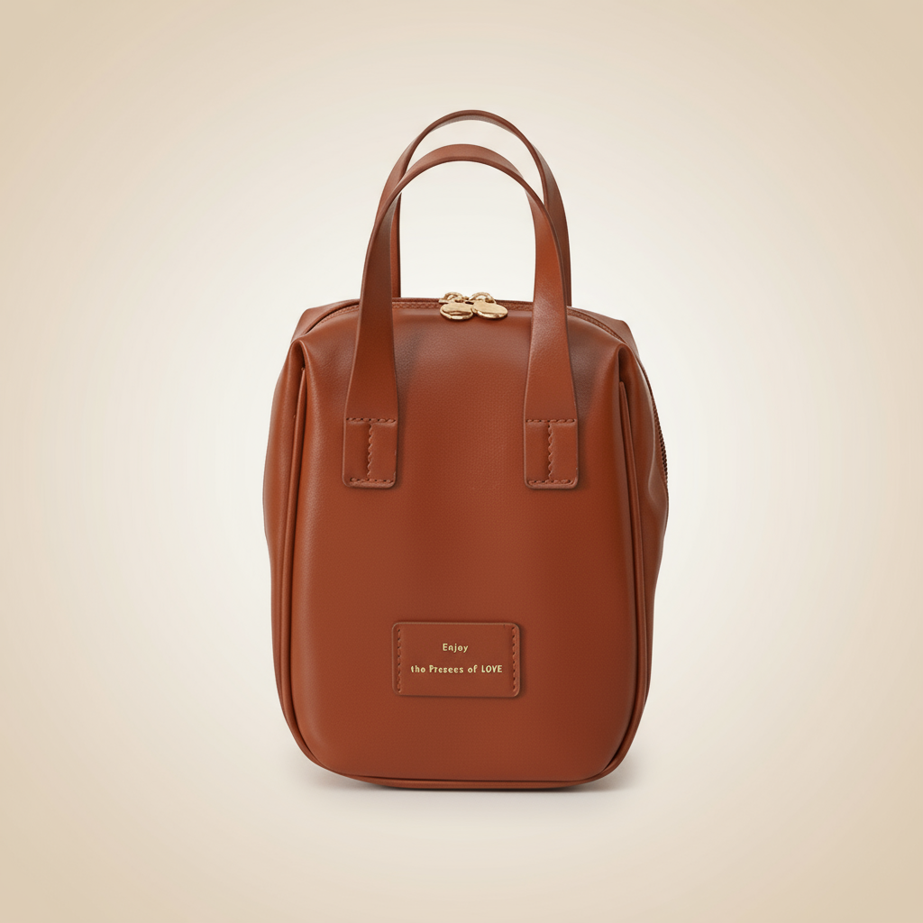 💼✨ Elegant Shell Cosmetic Bag