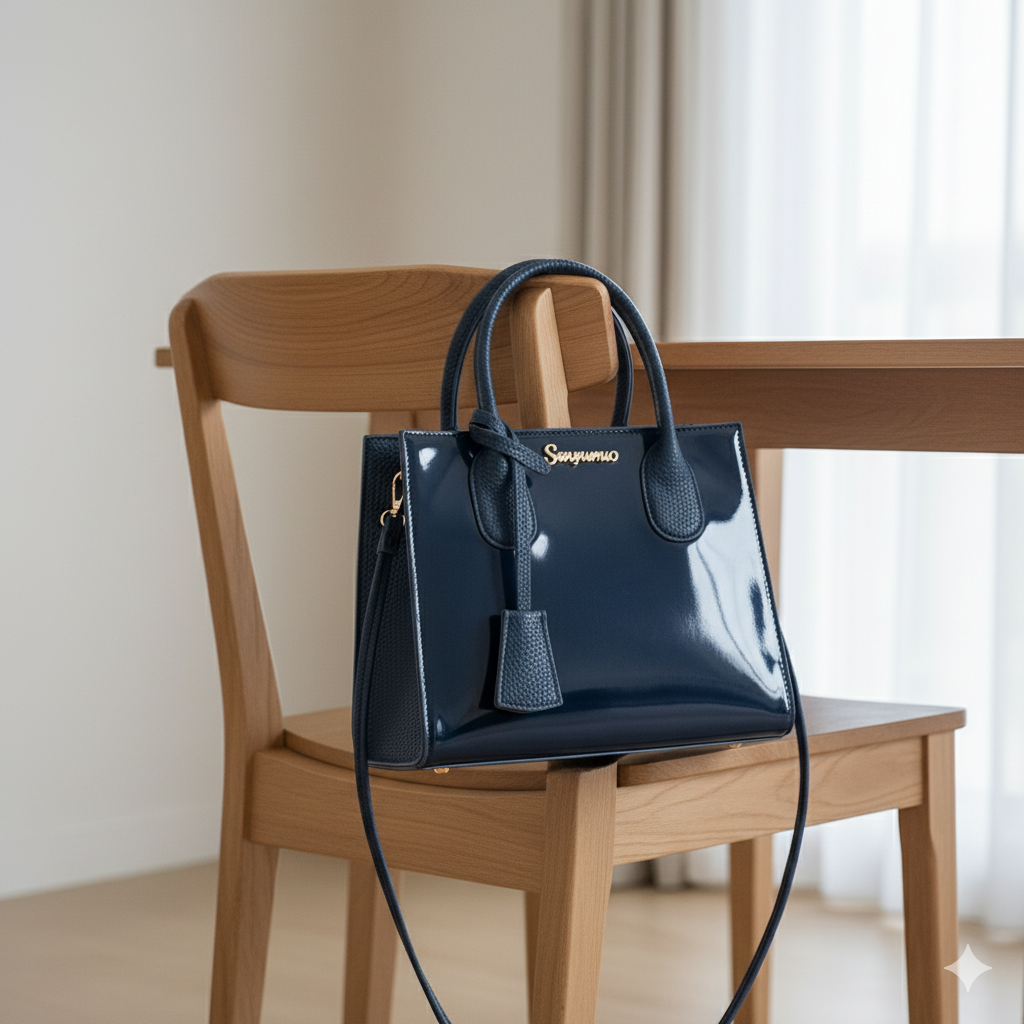 ✅ PU Leather Messenger Crossbody Bag